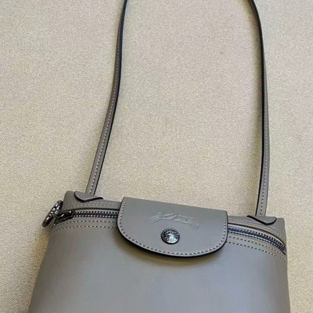 Longchamp Le Pliage Xtra XS Crossbody Bag in Gray - Picture 3 of 6